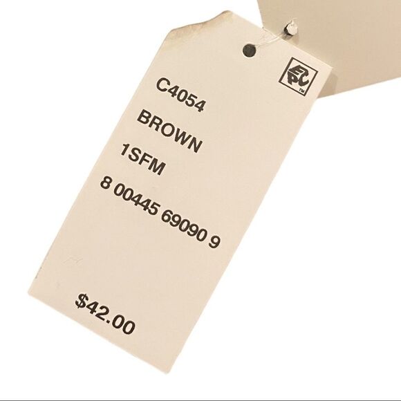 Steve Madden Brown Ombre Paisley Muffler Scarf NWT - Picture 4 of 4